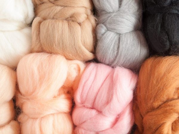 Merino wool knitting threads