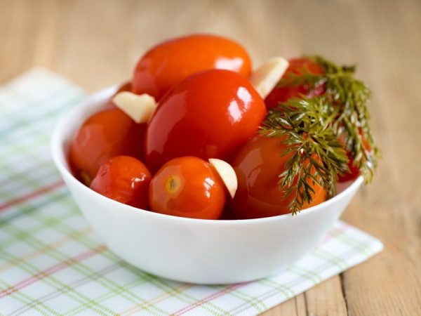 Gezouten tomaten dromen van vreugde