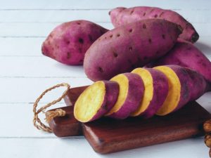 Beskrivning av Blue Danube potatis