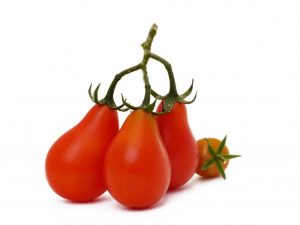 Περιγραφή της ντομάτας με κόκκινο αχλάδι