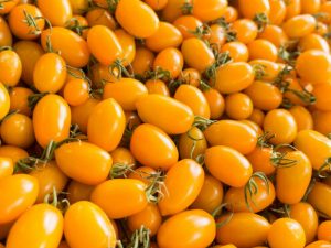 Beschrijving van snoep met tomatenhoning