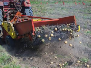 Typen tractoren voor het verwerken van aardappelen
