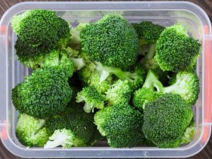 Frysning av broccoli