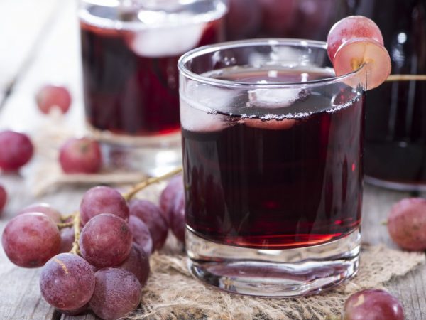 Métodos para preparar jugo de uva.