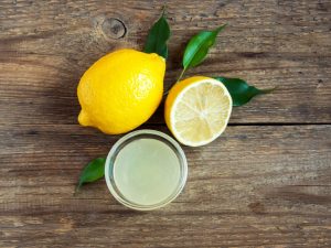 Zeštíhlující citronová voda