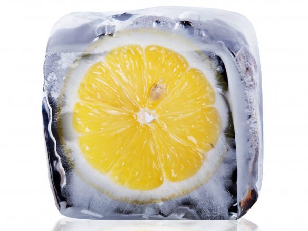 Frozen lemon can be treated