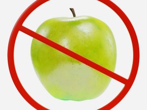 Tecken på en äppelallergi